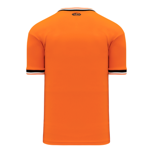 Athletic Knit V-Neck Baseball Jersey with Knitted Trim (BA1333)